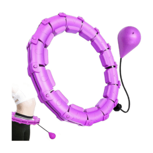 Masseeriv hularõngas raskusega Smart Hula Hoop M1, lilla