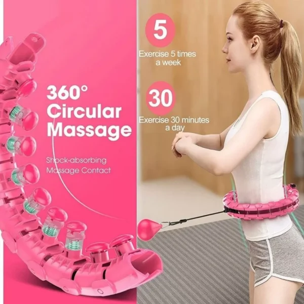 Hularõngas Smart Hula Hoop HHP002, roosa - Image 5