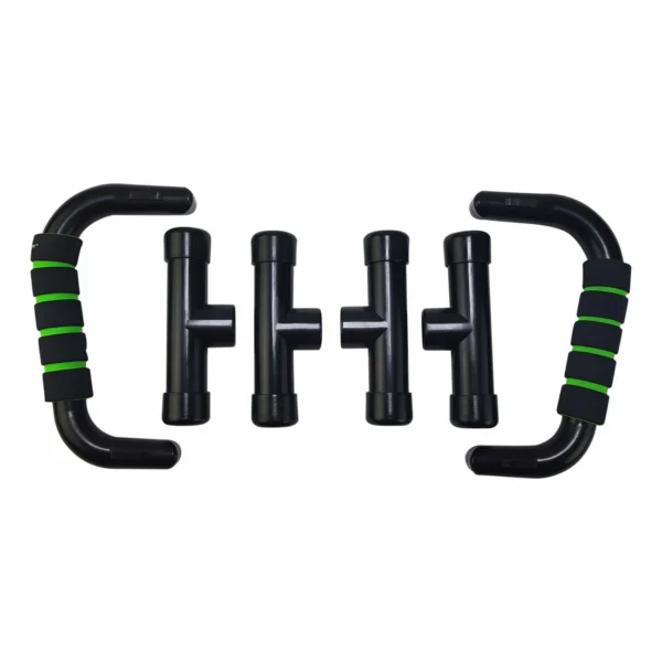 Kätekõverdustoed TUNTURI Push Up Bar PVC, must-roheline - Image 3