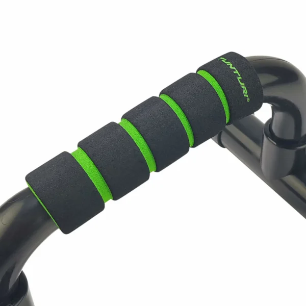 Kätekõverdustoed TUNTURI Push Up Bar PVC, must-roheline - Image 5