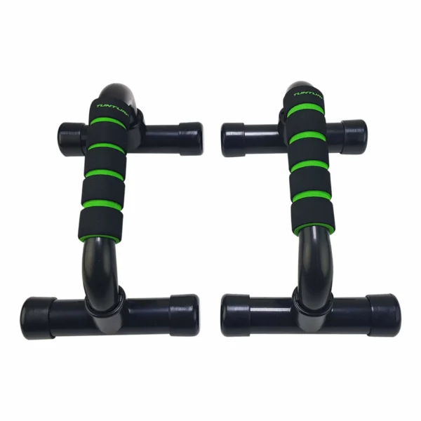 Kätekõverdustoed TUNTURI Push Up Bar PVC, must-roheline - Image 7