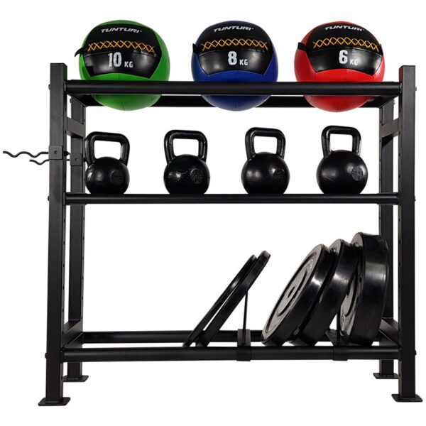 Multifunktsionaalne alus Tunturi Wall-Kettle-Bumper Multi Storage Rack (1/2 - Image 4