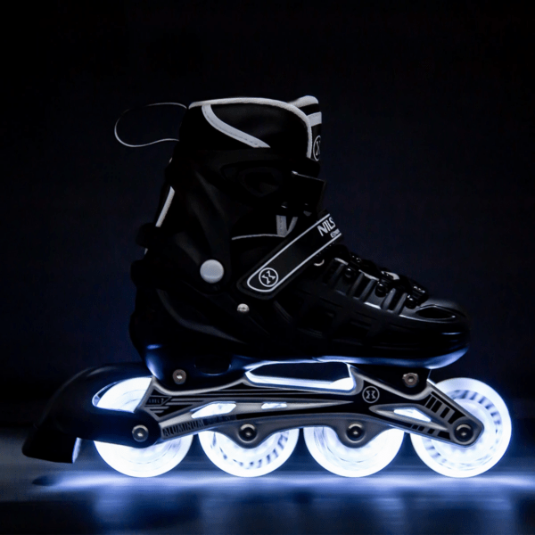 4in1 (rull)uisud NILS EXTREME NH10905 In-line Skates/Hockey Ice Skates, must-valge, M (35-38) - Image 4