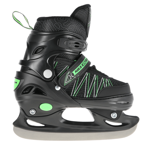 2in1 (rull)uisud NILS EXTREME NH11912 In-line Skates/Hockey Ice Skates, must-roheline, M (35-38) - Image 2