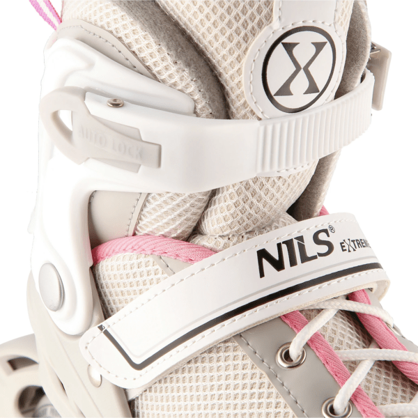 2in1 (rull)uisud NILS EXTREME NH18188 In-line Skates/Hockey Ice Skates, valge-roosa, M (34-38) - Image 5