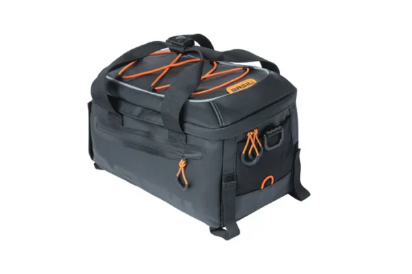 Pakiraamikott BASIL Miles Tarpaulin 8L, must-oranž - Image 2