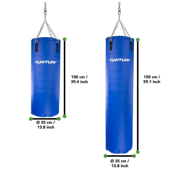 Poksikott Tunturi Aqua Boxing Bag 100 cm, sinine - Image 9