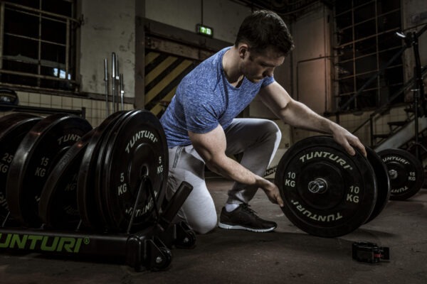 Raskusketas TUNTURI Training Bumper Plate, 50 mm, 10 kg - Image 6