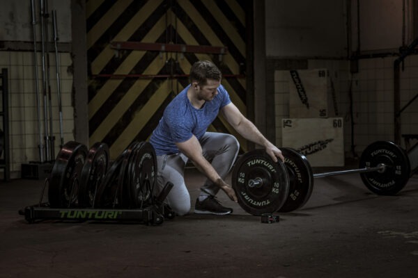 Raskusketas TUNTURI Training Bumper Plate, 50 mm, 10 kg - Image 7