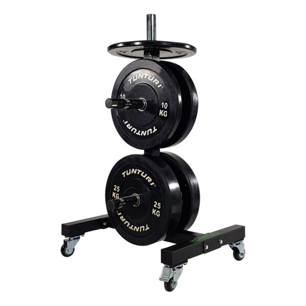 Raskusketaste alus Tunturi Upright Bumper Plate Rack - Image 12