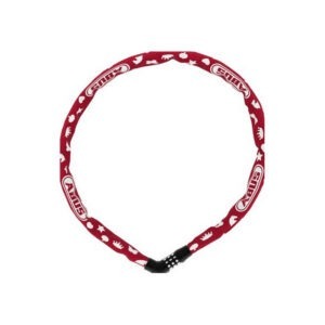 Rattalukk Abus Steel O Chain punane