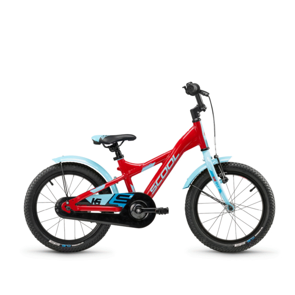 Laste jalgratas S´COOL XXlite, 16" punane/helesinine