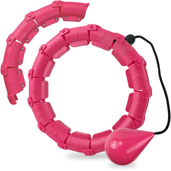 Masseeriv hularõngas raskusega Smart Hula Hoop HHP007, roosa - Image 5