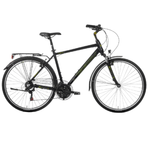 Meeste jalgratas TABOU KINETIC 1.0, 28" must-roheline (L)