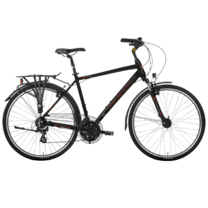 Meeste jalgratas TABOU Kinetic 2.0 PLUS, 28" must-oranž (M)