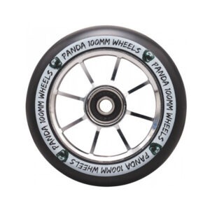 Tõukeratta ratas Panda Spoked V2 100MM Scooter Wheel Chrome