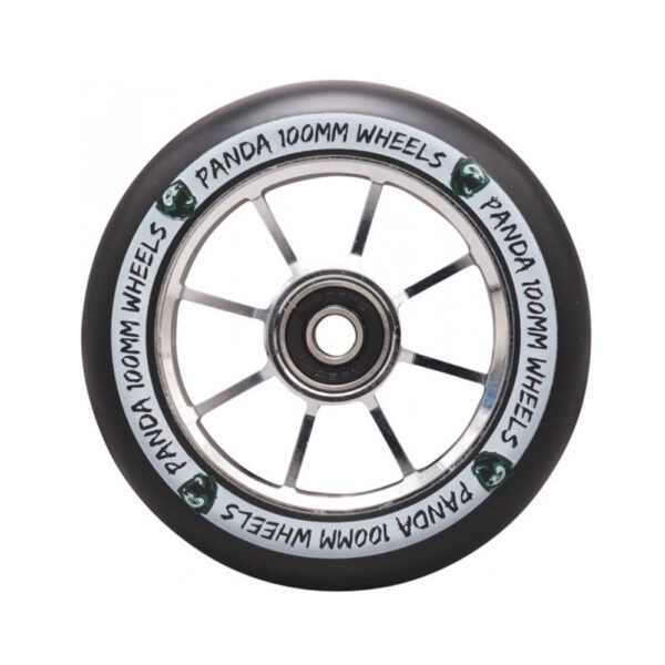 Tõukeratta ratas Panda Spoked V2 100MM Scooter Wheel Chrome