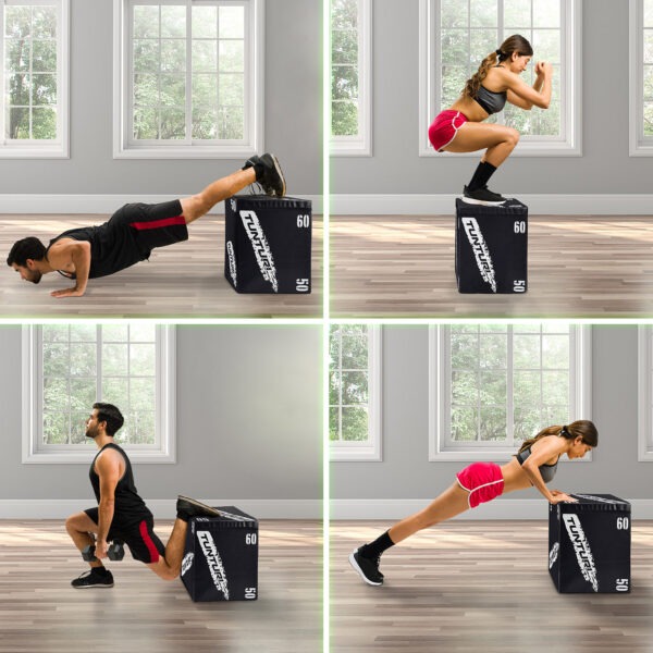 Treeningkast TUNTURI Plyo Box Soft (EVA) 40/50/60cm - Image 2
