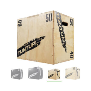 Treeningkast TUNTURI Plyo Box Wood 40/50/60cm