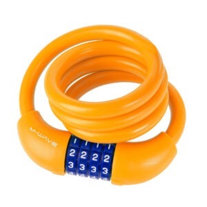 Trosslukk M-WAVE DS 12.10 S, 100 cm x 12mm, oranž