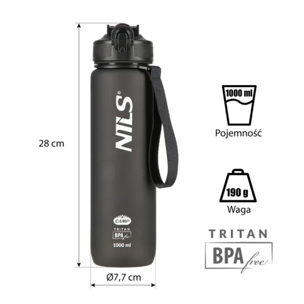 Veepudel NILS NCD68, 1000 ml, must - Image 5