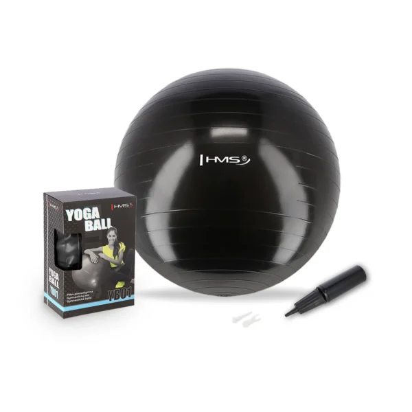 Võimlemispall HMS YB01N Gym Ball 75 cm, must