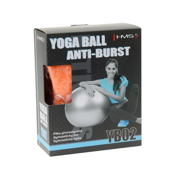 Võimlemispall HMS YB02N Gym Ball 55 cm, oranž - Image 3
