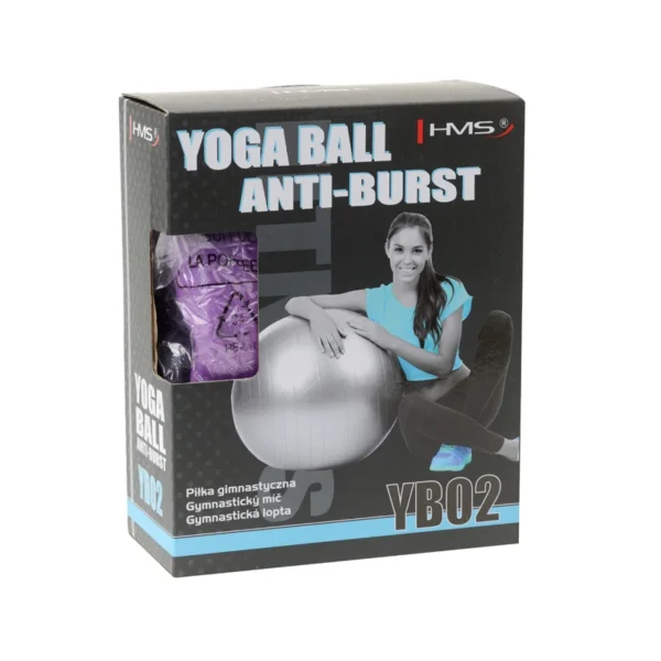 Võimlemispall HMS YB02N Gym Ball 65 cm, lilla - Image 3