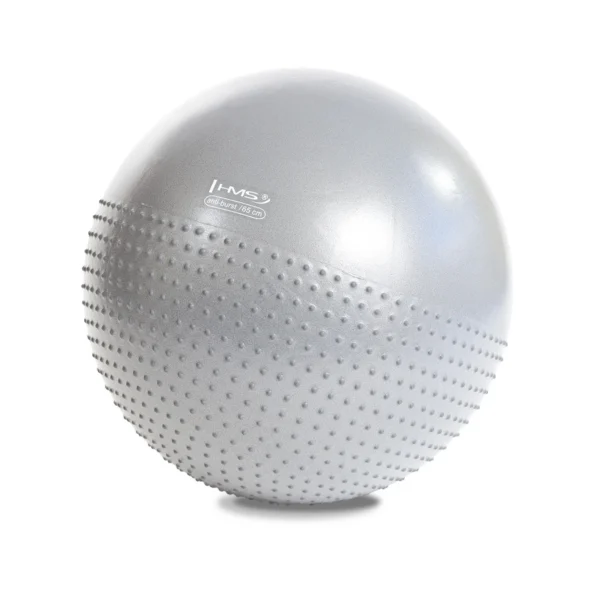 Võimlemispall HMS YB03N Gym Ball 65 cm, helehall - Image 2