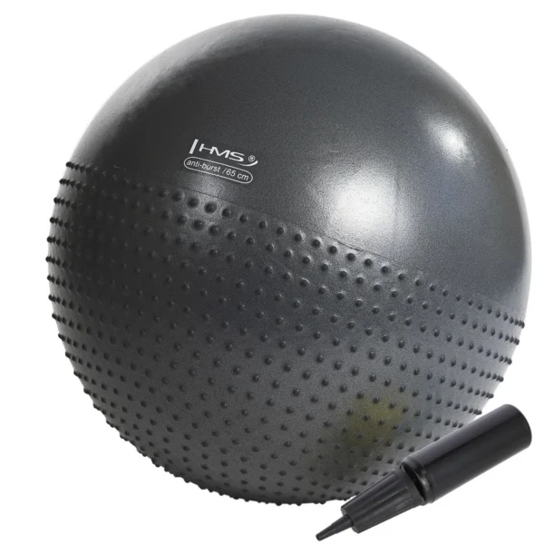 Võimlemispall HMS YB03N Gym Ball 75 cm, must