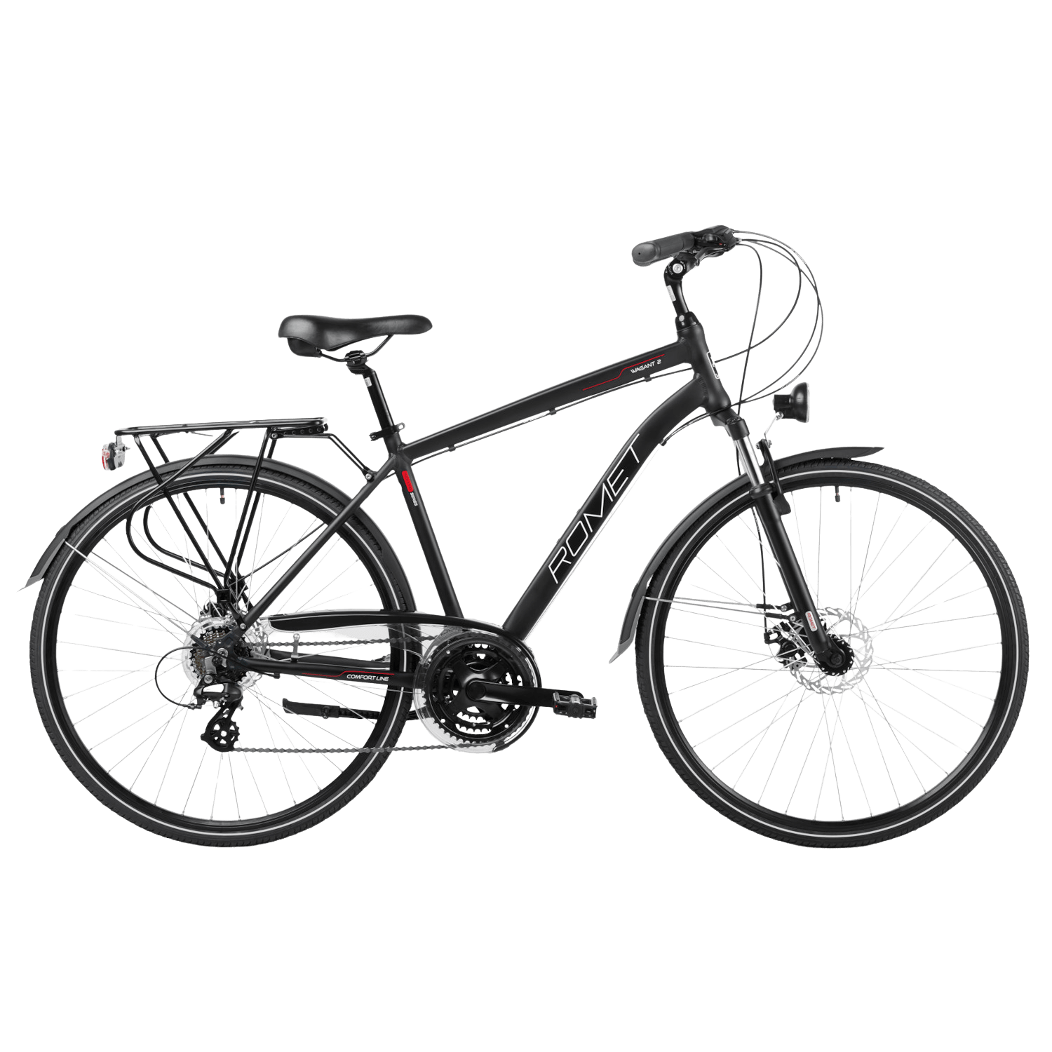 Jalgratas ROMET Wagant 2, must (L)