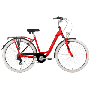 Naiste linnaratas TABOU Kayla 28", punane/must (L)