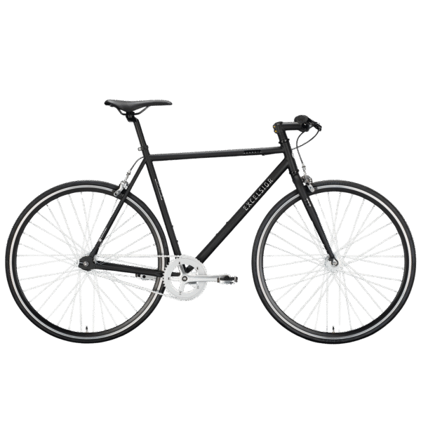 Fixie jalgratas Excelsior Dandy, must (L)