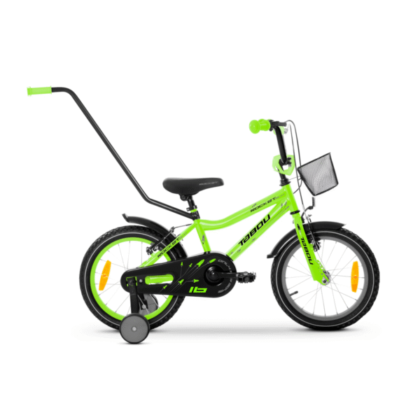 Laste jalgratas TABOU Rocket Alu, 16" roheline-must