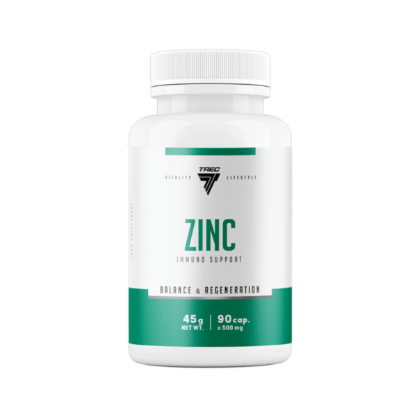 Mineraalikapslid TREC ZINC, 90 kapslit