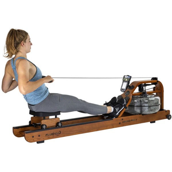Sõudeergomeeter TUNTURI Fluid Rower Viking Pro V + telefonihoidja - Image 2