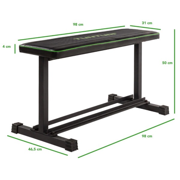 Treeningpink TUNTURI FB20 Flat Bench - Image 2