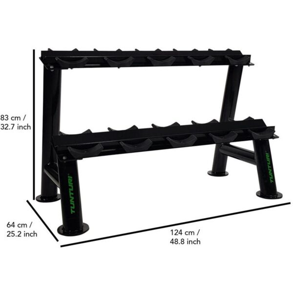 Hantlite aluse jalg Tunturi Pro Dumbbell Rack Stand - Image 3