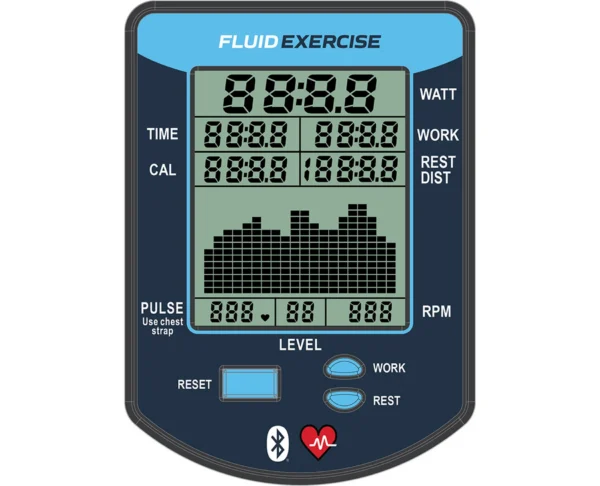 Ülakehaergomeeter FLUID Exercise E850 UBE - Image 5