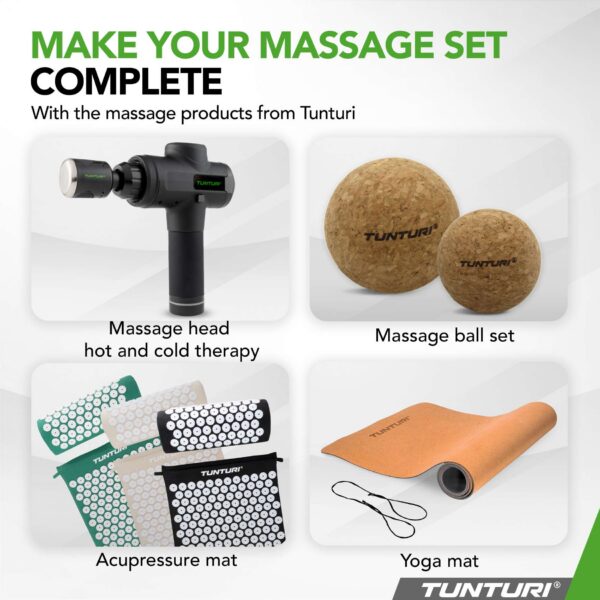 Vibreeriv massaažirull TUNTURI Vibrating Duo Massage Roller - Image 8