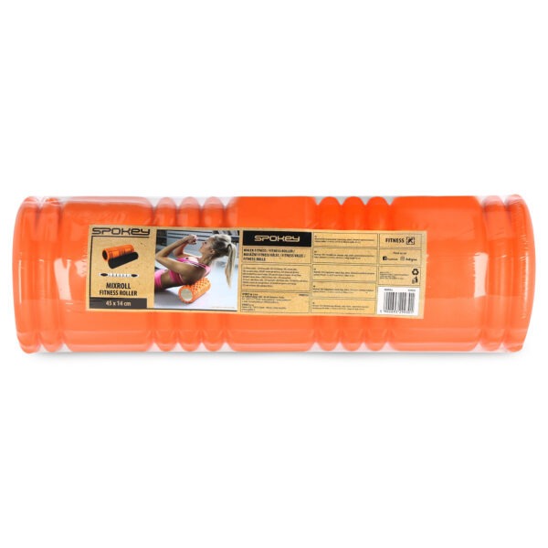 3in1 massaažirull SPOKEY Mixroll, 45 cm, oranž - Image 10