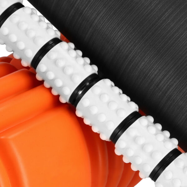 3in1 massaažirull SPOKEY Mixroll, 45 cm, oranž - Image 8