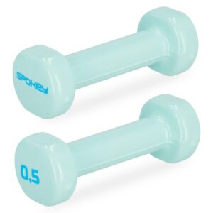 Hantlid SPOKEY Shape 2x0.5 kg, helesinised