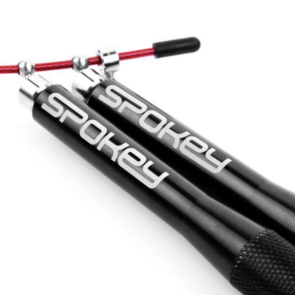 Hüppenöör SPOKEY X-Rope Tweet, terasest, punane - Image 2
