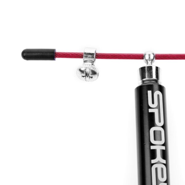 Hüppenöör SPOKEY X-Rope Tweet, terasest, punane - Image 4