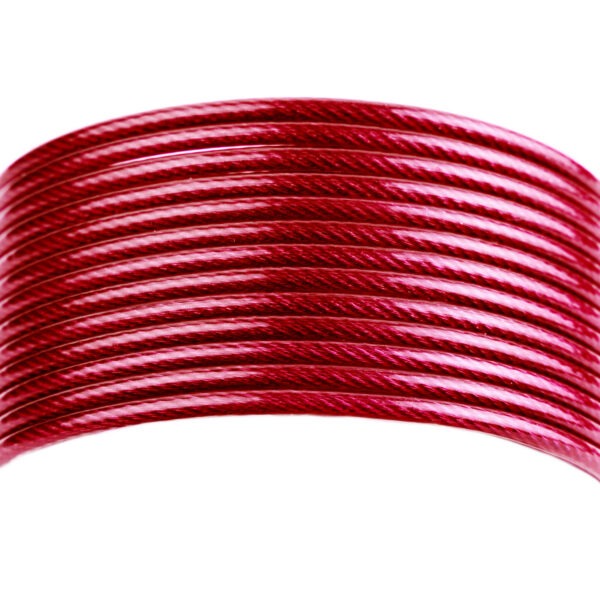 Hüppenöör SPOKEY X-Rope Tweet, terasest, punane - Image 5