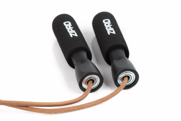 Hüppenöör ZIPRO Skipping Rope 275cm, nahast, must-pruun - Image 3