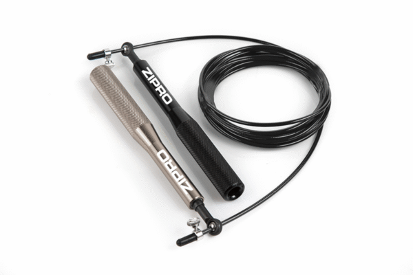 Hüppenöör ZIPRO Sports Jump Rope, 300cm, terasest, must - Image 2