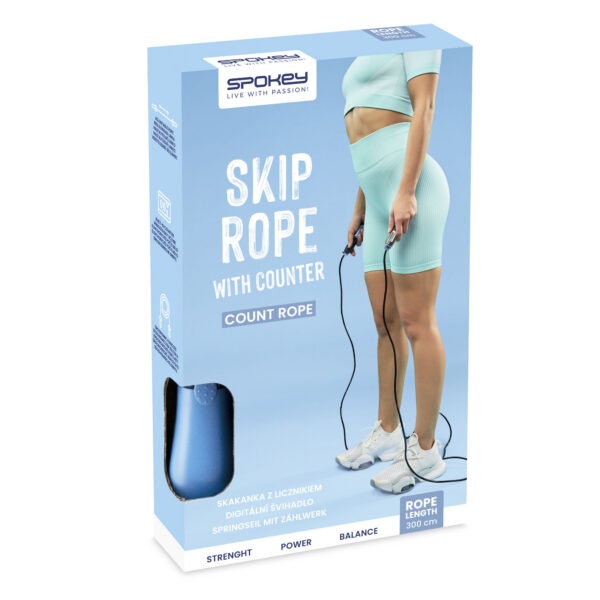 Hüppenöör loenduriga SPOKEY Count Rope, must-sinine - Image 5