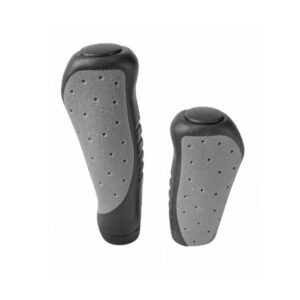 Käepidemed AZIMUT ERGO DOTS DUAL, 135/92 mm, must/hall